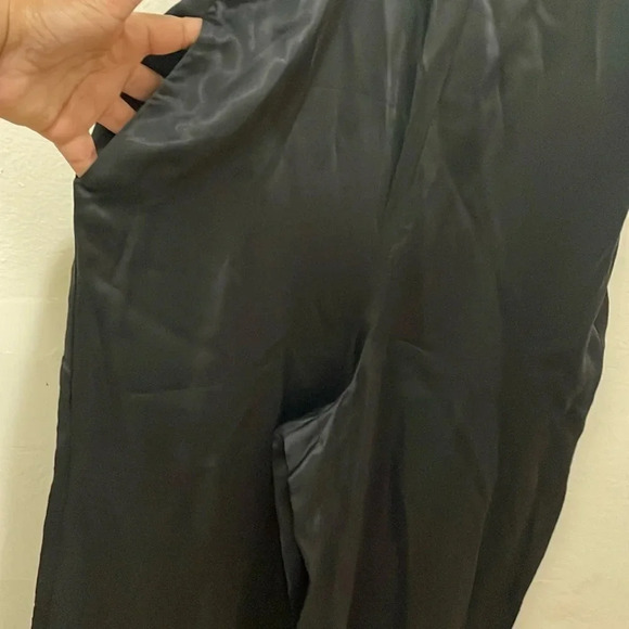 Athleta black calm cool sleep Romper Lounge pajama size XS New - Picture 10 of 15